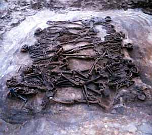 een massagraf uit de Bronstijd gevonden in Wassenaar