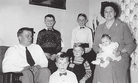 romke en maria met kinderen in canada in 1954