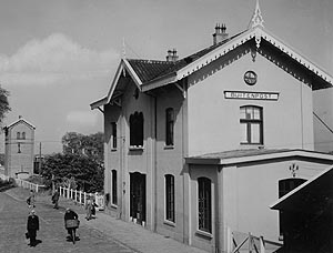 het station en watergebouw in 1938