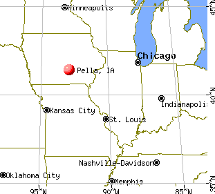Pella in de staat Iowa
