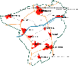 kaart gemeente Achtkarspelen