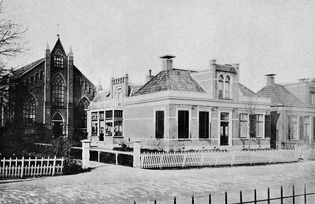 De Gereformeerde Kerk aan de Voorstraat - rond 1912