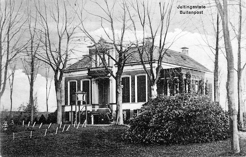 foto van het jeltingahuis in 1914