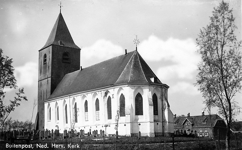 foto de nederlands hervormde kerk in 1948