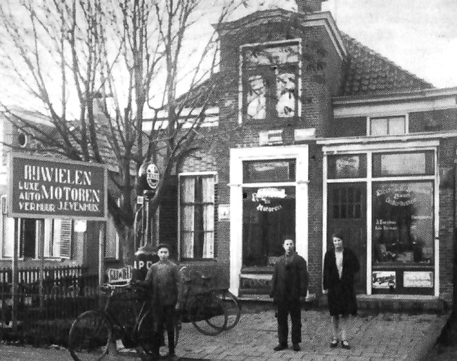 Voormalig rijwielhuis Evenhuis aan de Voorstraat