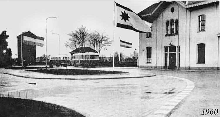 het stationsplein in 1960