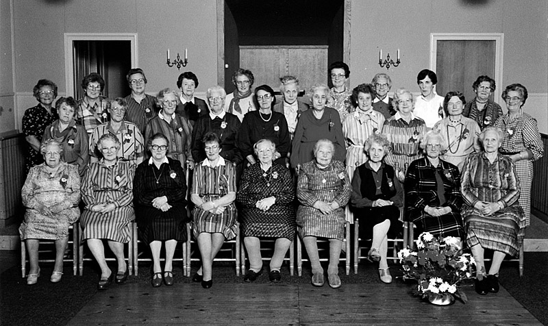 foto hervormde vrouwenvereniging 1985