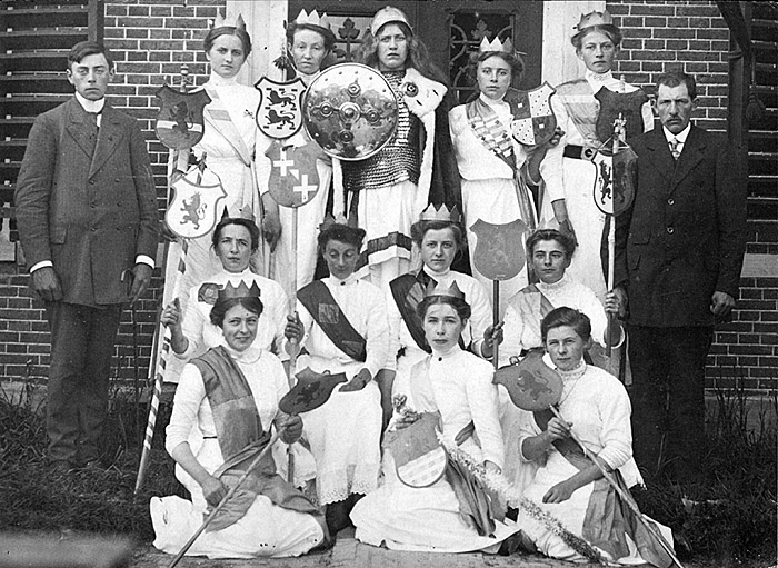 deelnemers aan de Onafhankelijkheidsfeesten 1914