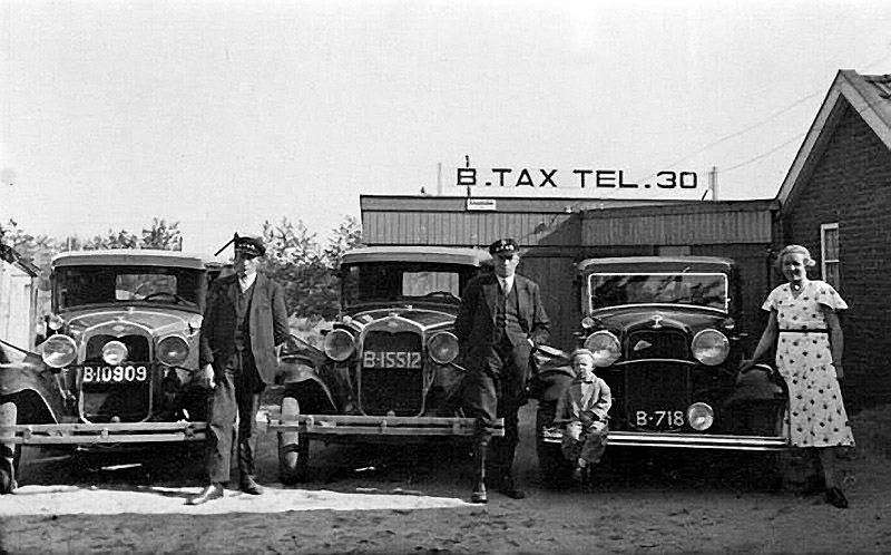 foto van autobedrijf van der meulen in 1934