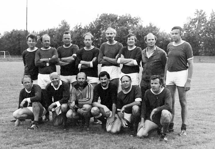 voetbalvereniging Buitenpost veteranen 1980