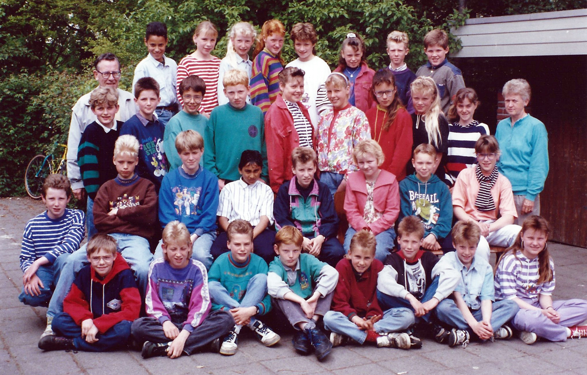 schoolfoto cls flambouw 1991 groep 8