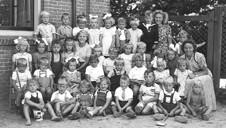 Christelijke kleuterschool Buitenpost 1950