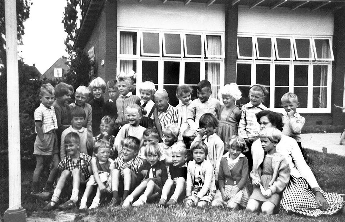Christelijke kleuterschool Buitenpost 1959