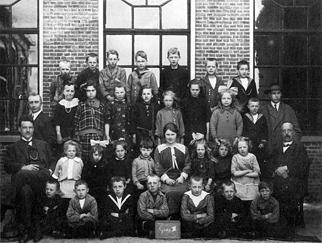 schoolfoto christelijke lagere school 1925