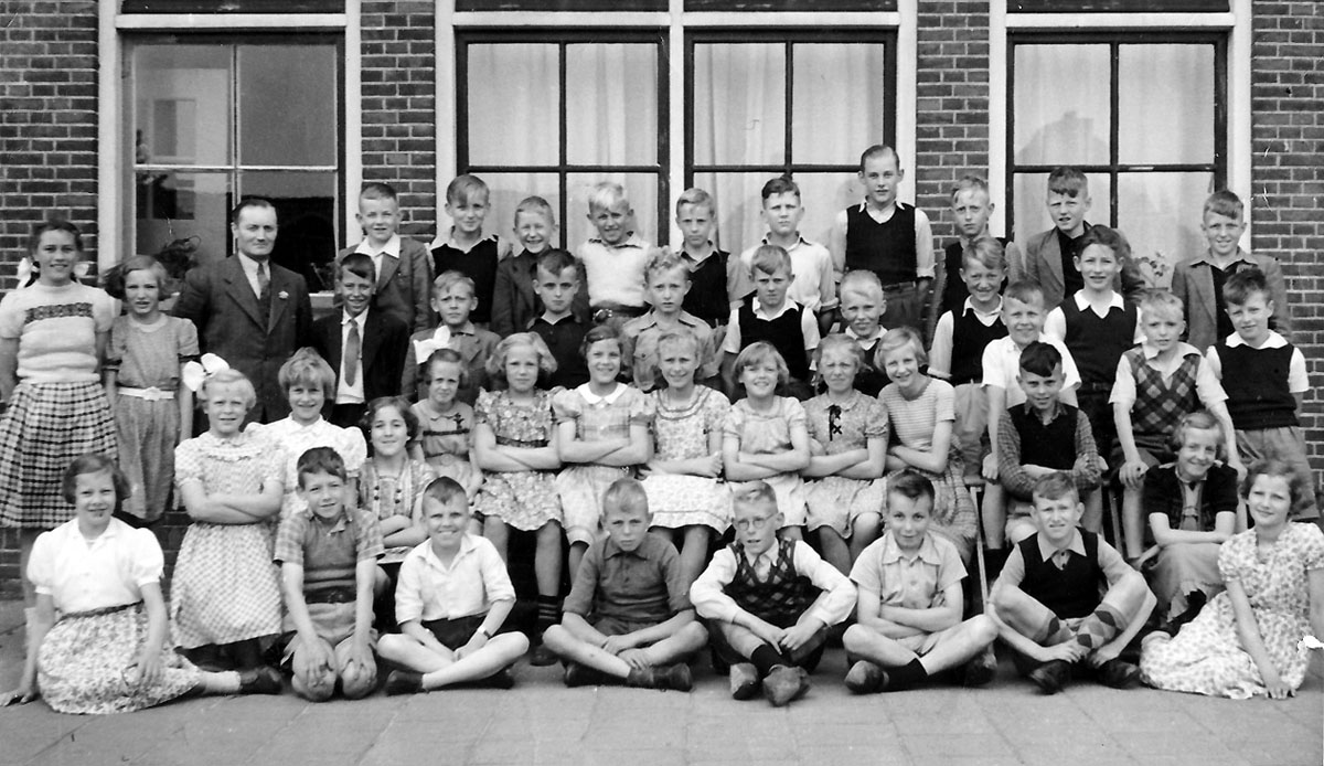 schoolfoto cls kuipersweg 1952-1953