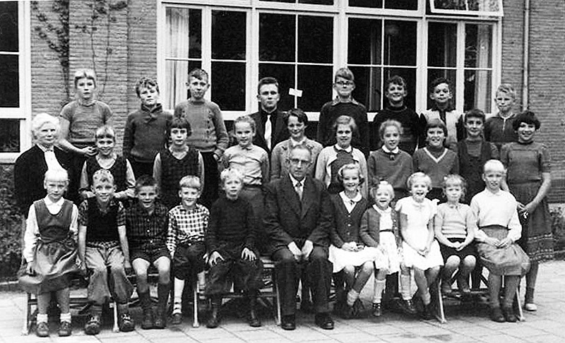 schoolfoto openbare lagere school 1959 klas 6