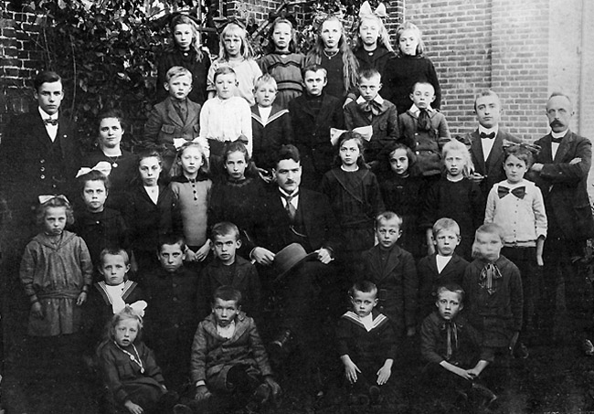 schoolfoto christelijke school 1921