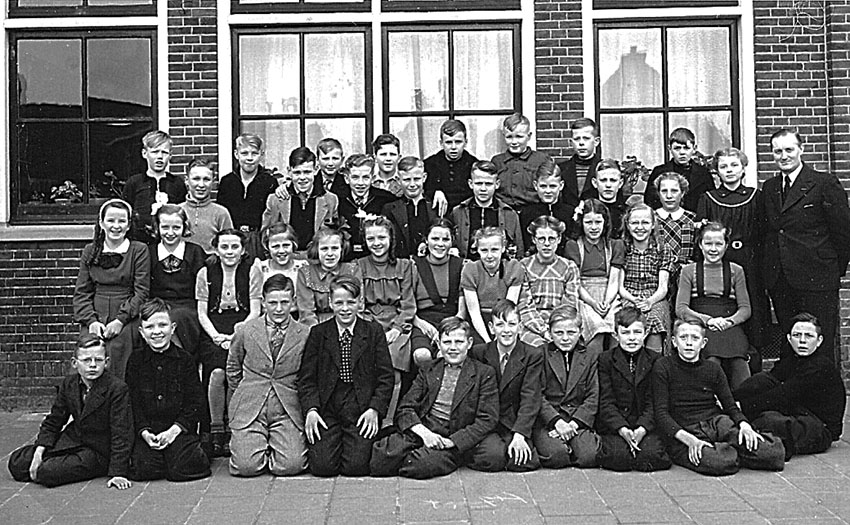 schoolfoto christelijke school 1951