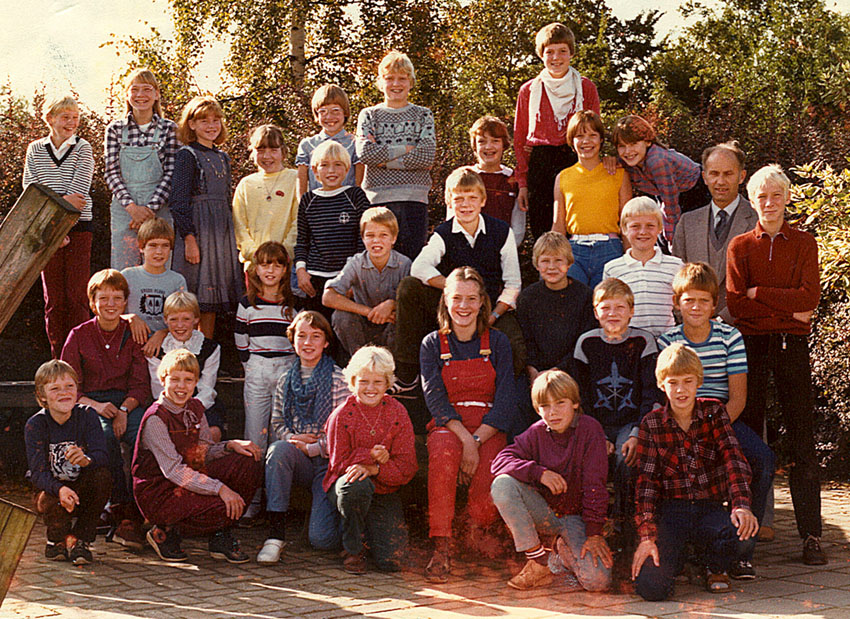 schoolfoto cls fakkel 1982 klas 6
