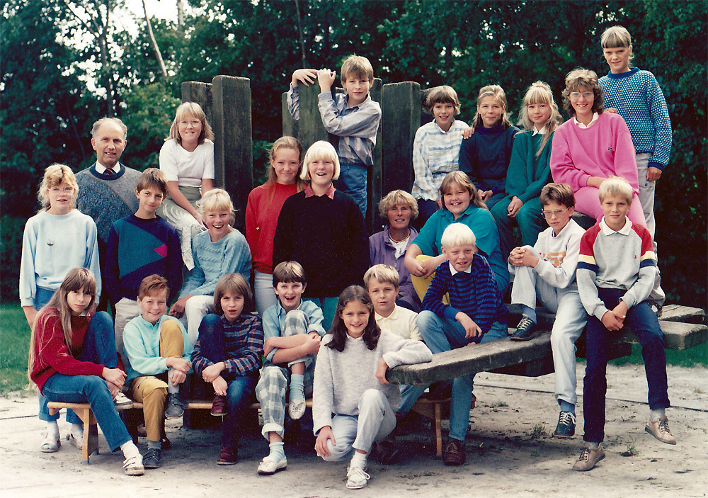 schoolfoto cls fakkel 1986 klas 6