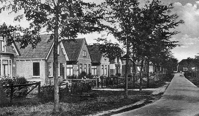foto van de bouwwijk/herbrandastraat rond 1930