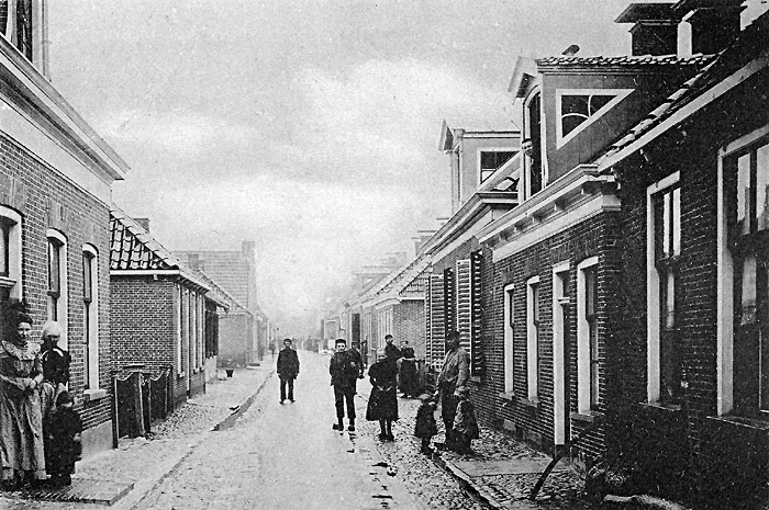 de Kerkstraat in 1905