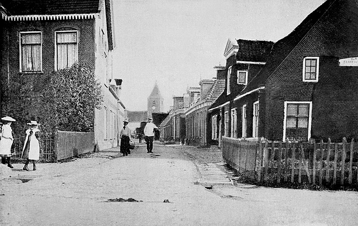 de Kerkstraat in 1906