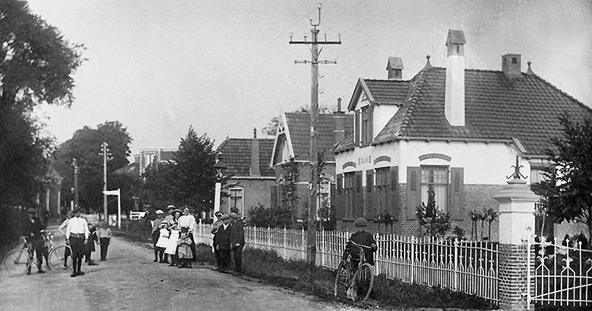 foto van de kuipersweg rond 1917
