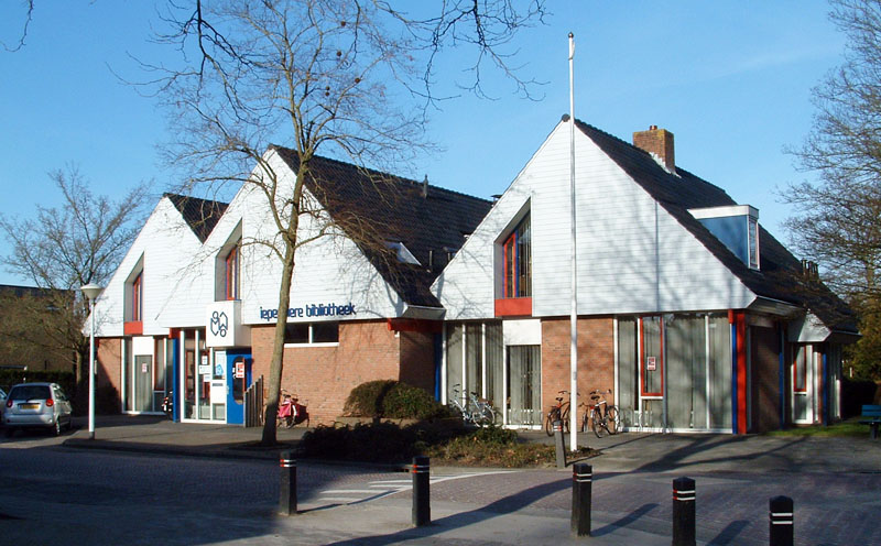 foto de openbare bibliotheek aan de Kerkstraat in 2002