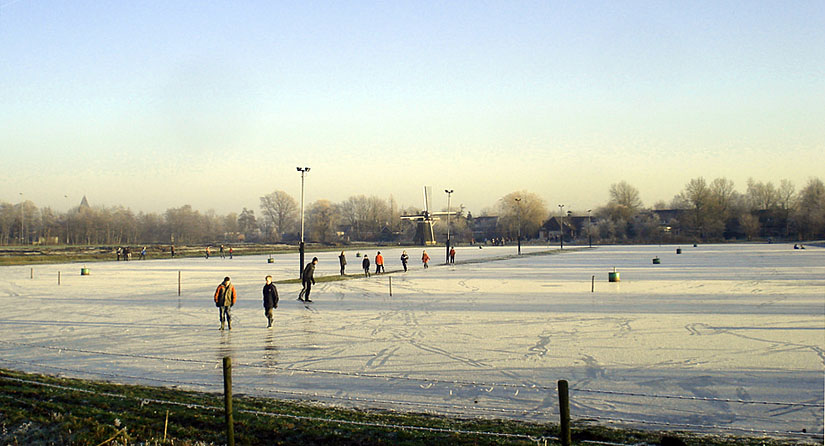foto van de ijsbaan in het west