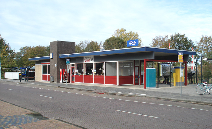 het station aan het Stationsplein
