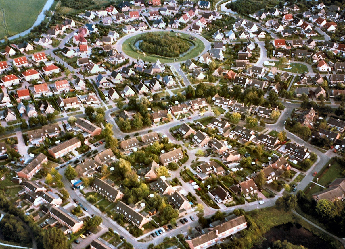luchtfoto van buitenpost zuidwest in 2003