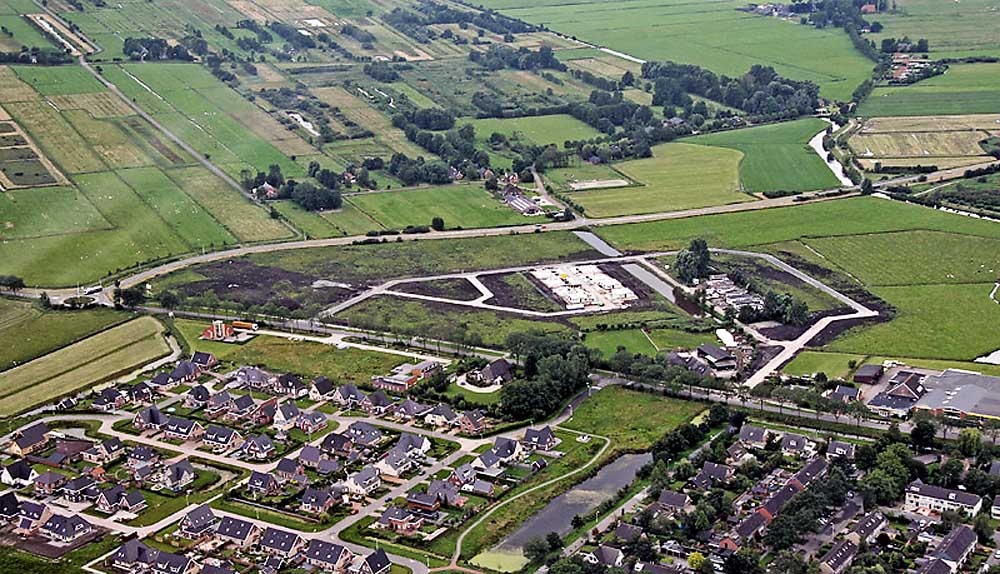 foto van zuidwestkant uit vliegtuig Zwierenberg 2007